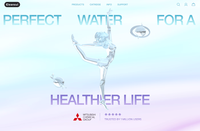 Cleansui - Creative Web Redesign