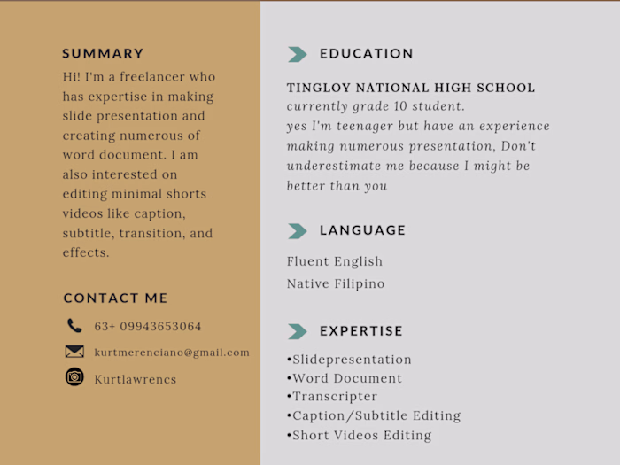 My resume 