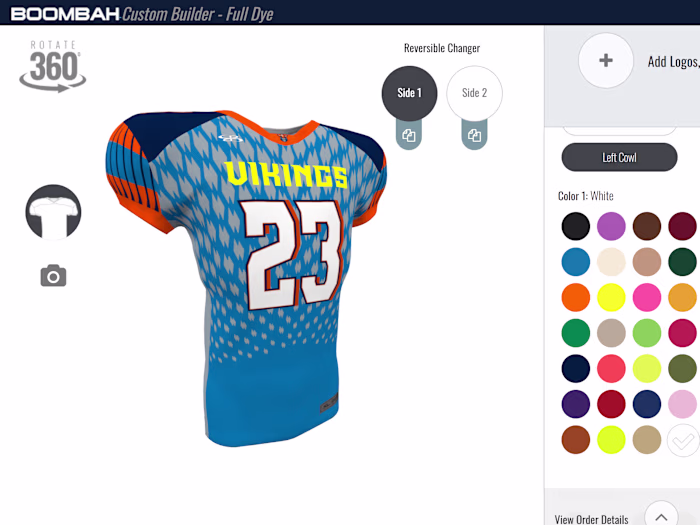 3D Product Configurator - Boombah Sports