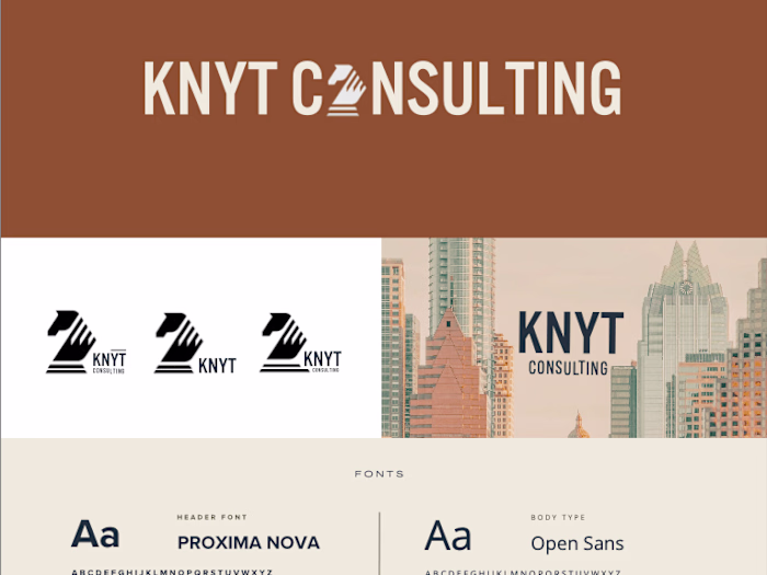 BRANDING AND WEBSITE DESIGN ( KNYT CONSULTING )