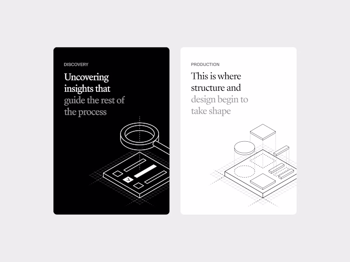 Black and white cards. Always in style!