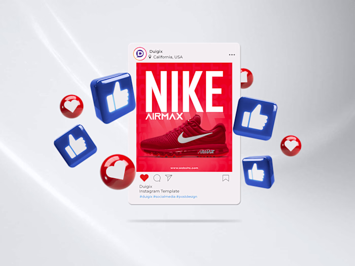Social Media Post Design | Nike Outlet