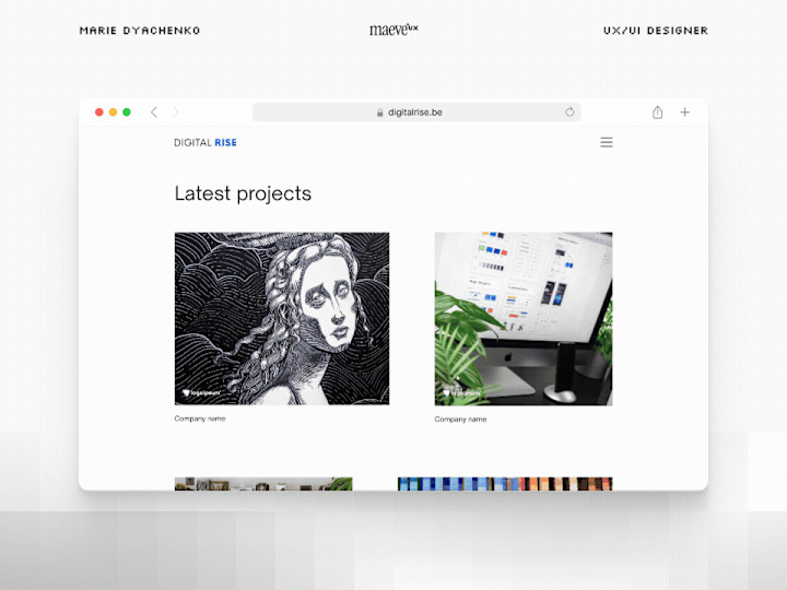 Cover image for DigitalRise –– Website design