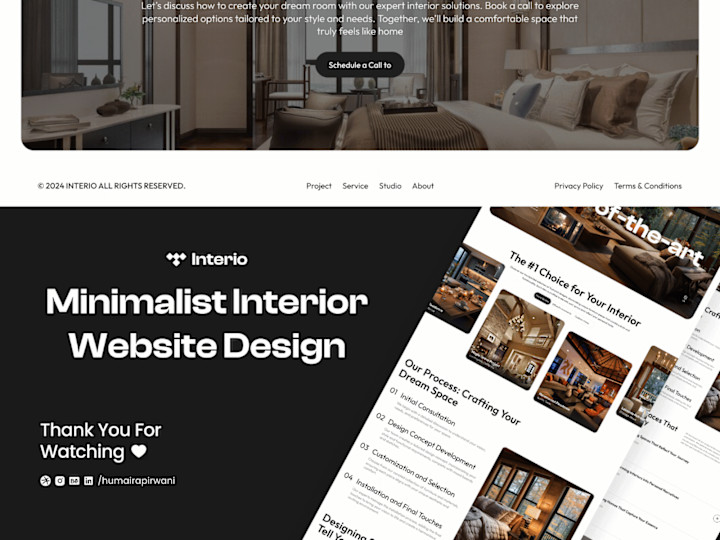 Cover image for Interior Design Agency Website