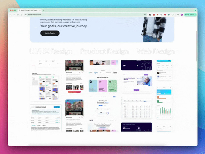 Cover image for Portfolio Website - Figma and Webflow Development