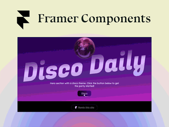 Cover image for Framer Components