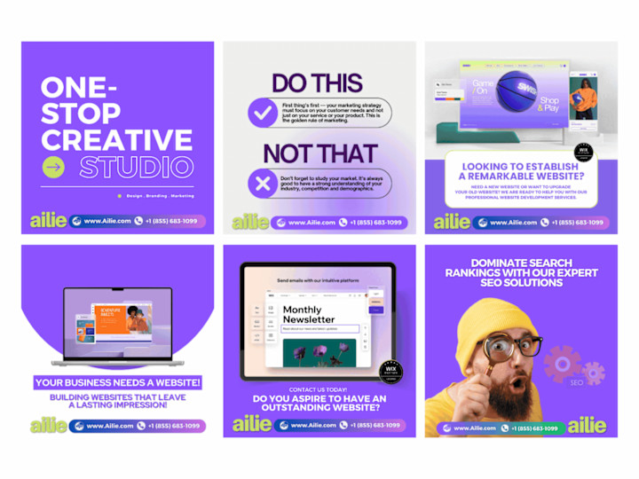 Cover image for Social Media Branding for a Marketing Company