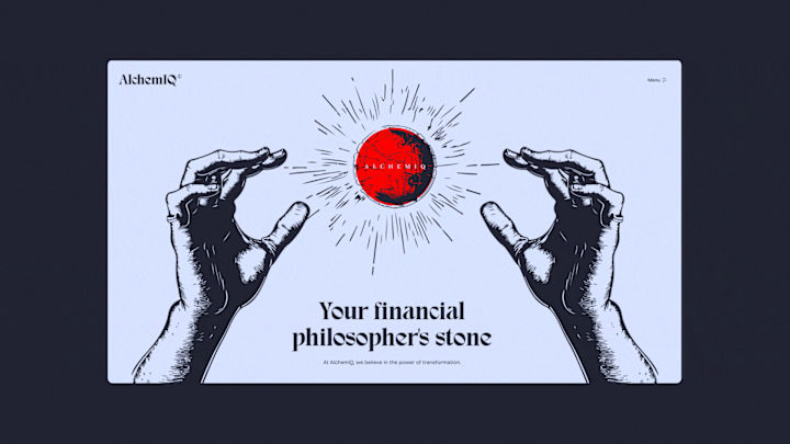 Cover image for Website design for an investiment company - AlchemIQ