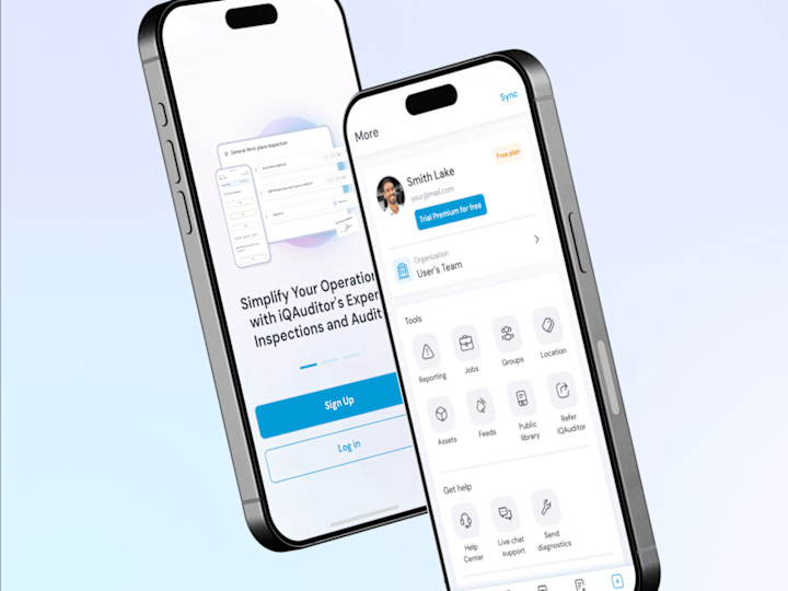 Cover image for iQAuditor App UI Design | Figma