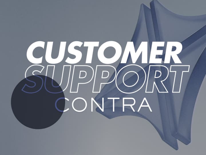 Cover image for Contra ✦ Customer Support