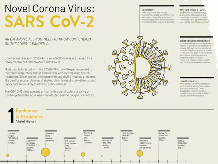 Cover image for COVID-19 Compendium: A Visually Engaging Webpage Design