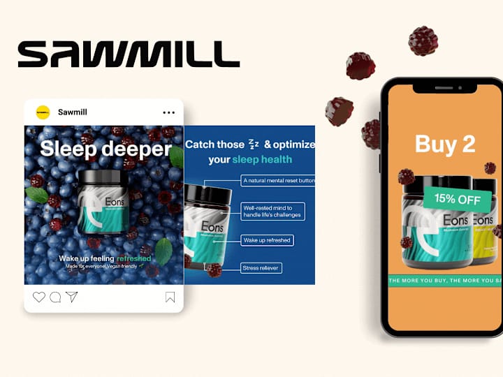 Cover image for Sawmill | Ad Design + Social Media Strategy