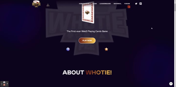 Cover image for WHOTIE! | Browser Game Development