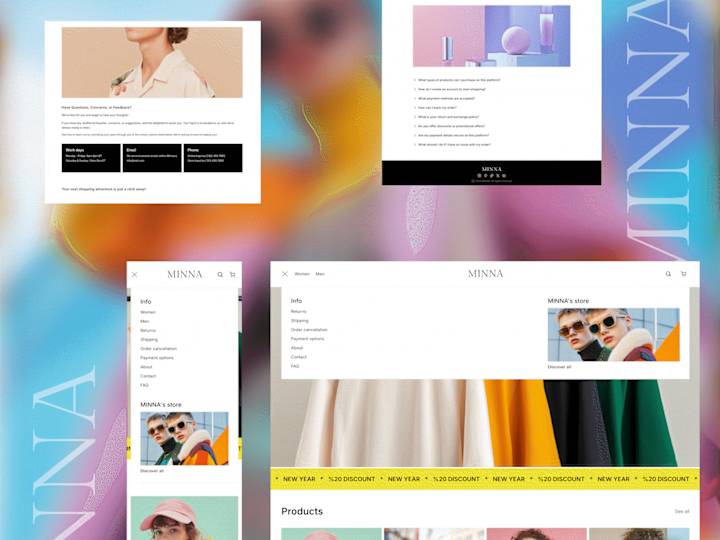 Cover image for MINNA - E-commerce in Framer with Shopify