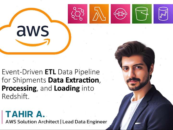 Cover image for Event-Driven ETL Data Pipeline for Loading Shipments to Redshift