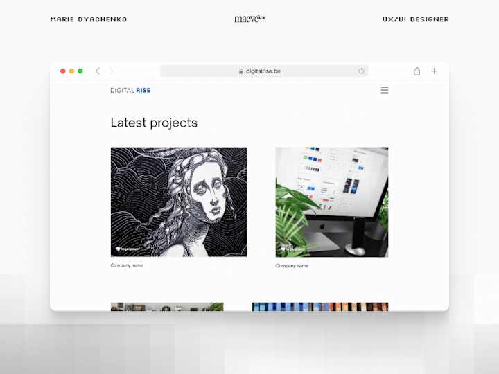 Cover image for DigitalRise –– Website design