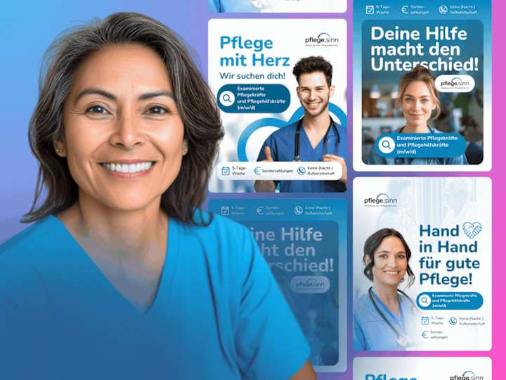 Cover image for pflege.sinn Social Media Ad Design