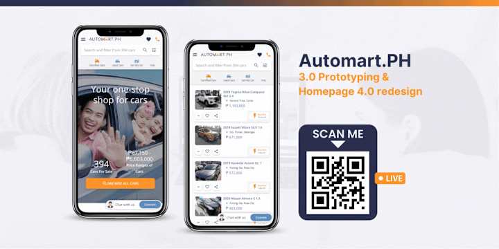 Cover image for Automart 3.0 prototyping and 4.0 redesign