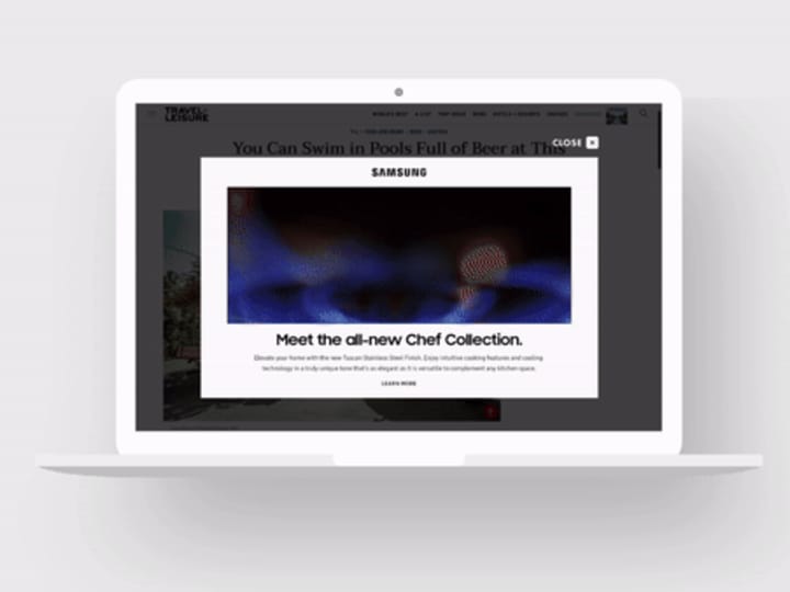 Cover image for Interactive Ad | Samsung Appliances Campaign