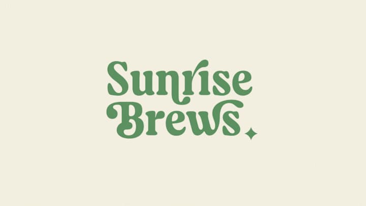 Cover image for Sunrise Brews branding :: Behance