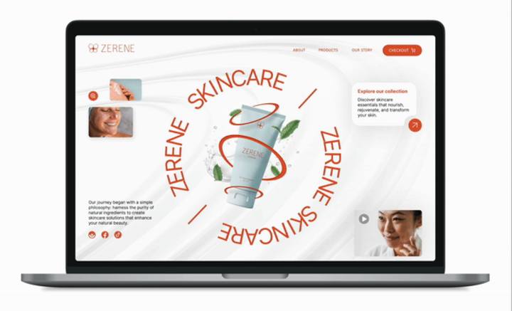 Cover image for Zerene Skincare - Branding & Website