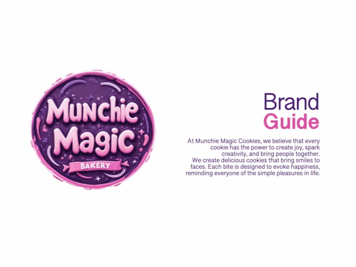 Cover image for Munchie Magic Brand Guide 💜🩷