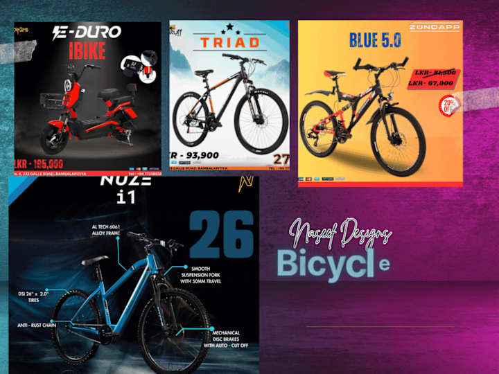 Cover image for Bicycles Social Media Post Designs