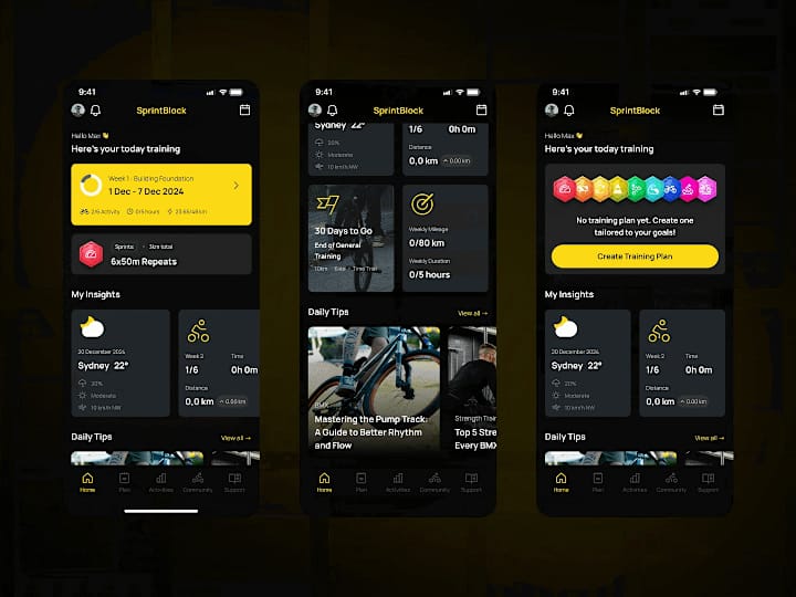 Cover image for SprintBlock - BMX Training App