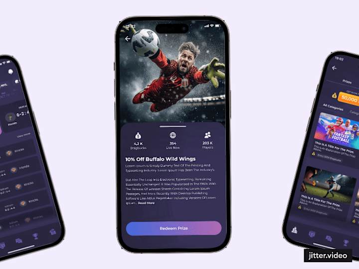 Cover image for Sports Fantasy Mobile App Ui/Ux Design