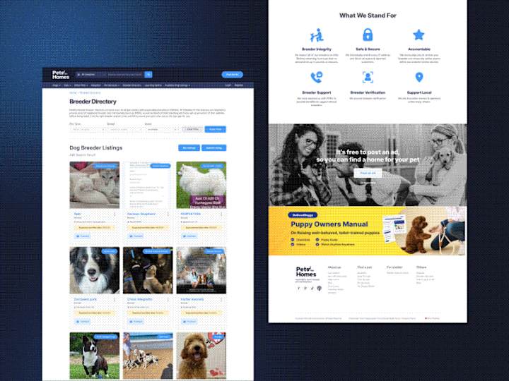 Cover image for Pets for Homes: WordPress Website