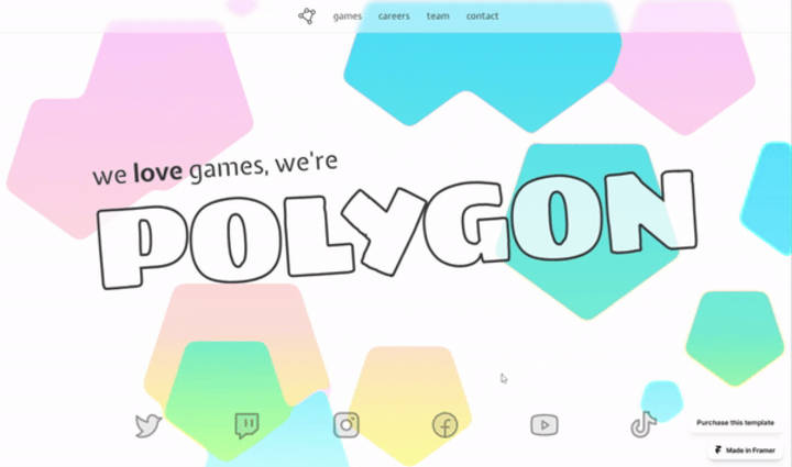 Cover image for Polygon — Playful & interactive design