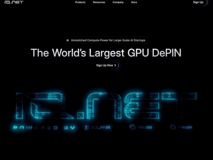 Cover image for Io.net Landing Page Development