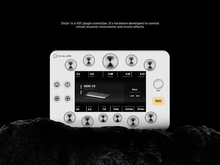 Cover image for Dialrr - Brand Identity for VST Plugin Controller