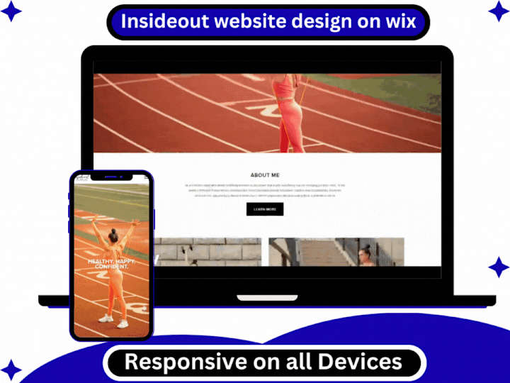 Cover image for Wix website design for fitness