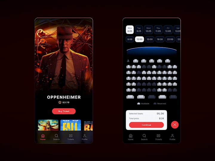 Cover image for Cinema app