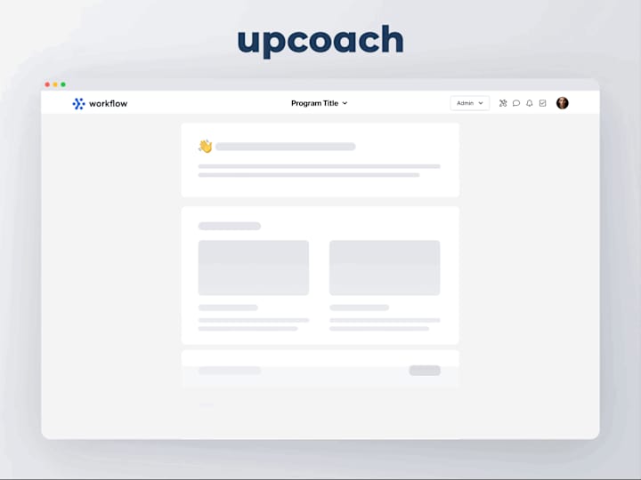 Cover image for upcoach: Transforming the UX/UI of the B2B Coaching Platform