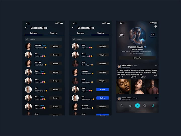 Cover image for Crypto Social Media | Mobile UI UX Design