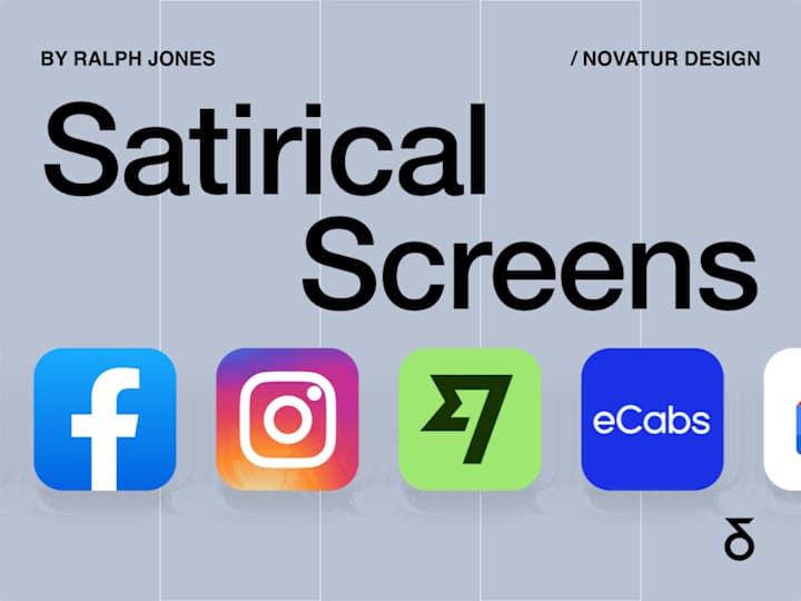 Cover image for Satirical Screens | A Figma UI showcase