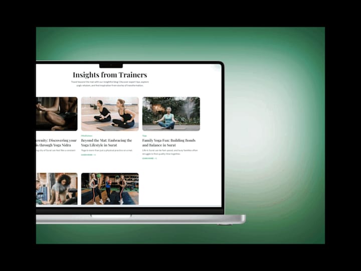 Cover image for Yoga Guru - Webflow Website