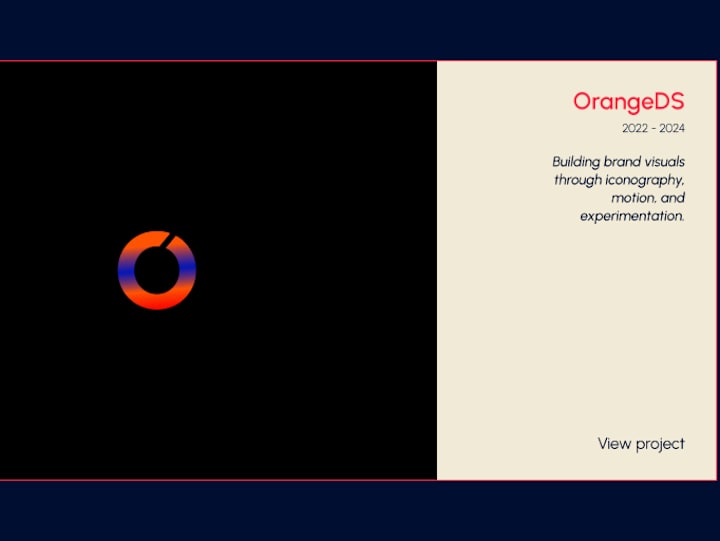 Cover image for OrangeDS - Visual Design, Iconography, Animation