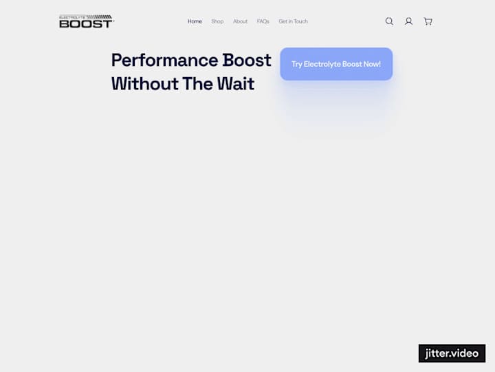 Cover image for Electrolyte Boost Landing Page Redesign