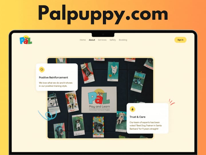 Cover image for Pet Training Website – Custom Framer Development