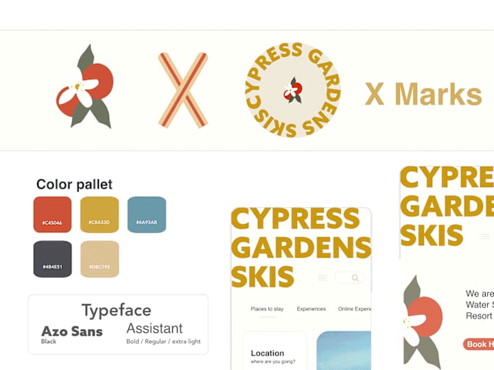 Cover image for Cypress Garden Skis | Logo + Web & Mobile Design