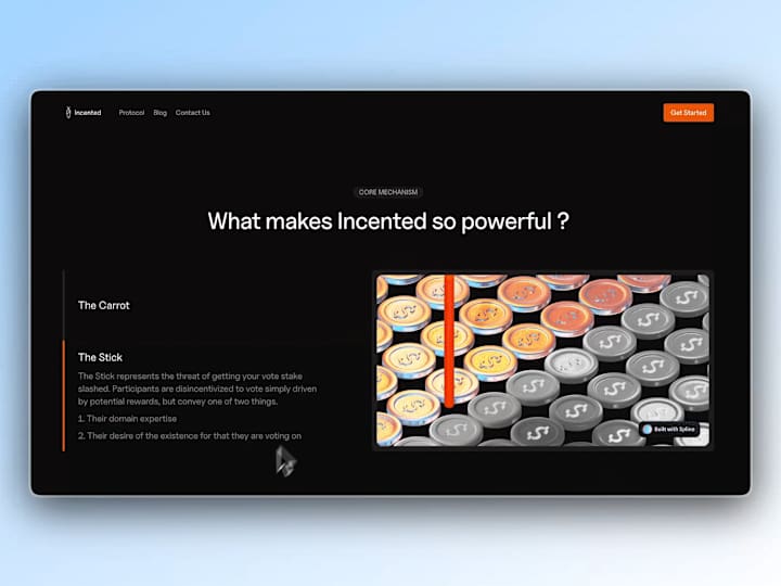 Cover image for Incented (Framer landing page)