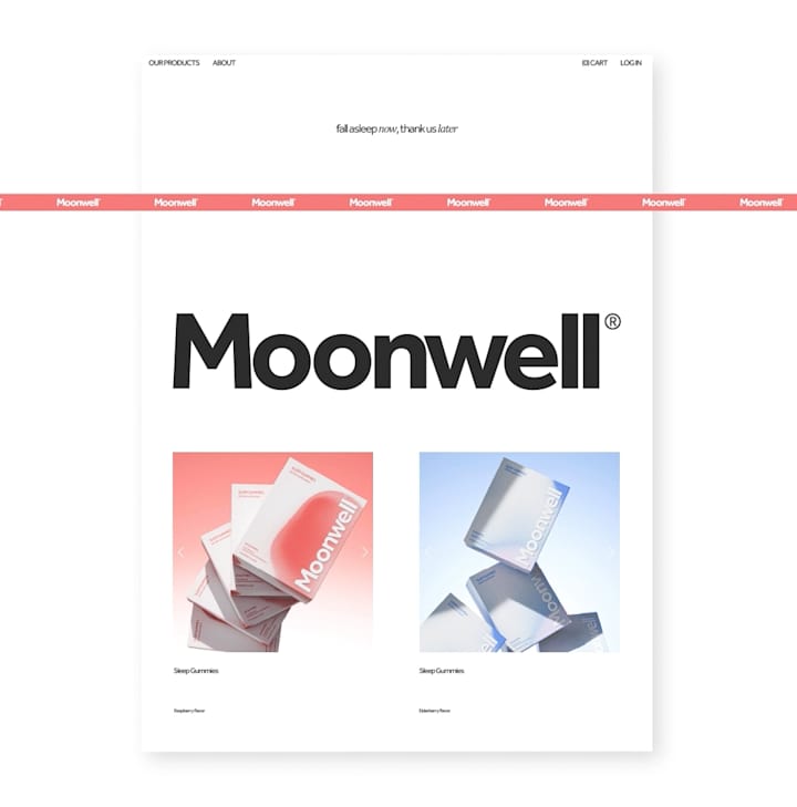 Cover image for 💫 Moonwell - Brand Identity & 3D Product Visualization