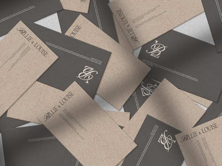 Cover image for BILLIE & LOUISE | Brand Identity Design