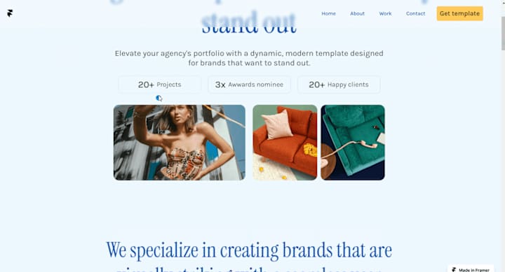 Cover image for Agency website design