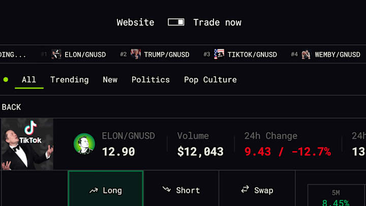 Cover image for Web Design | Crypto Perp Trading Platform