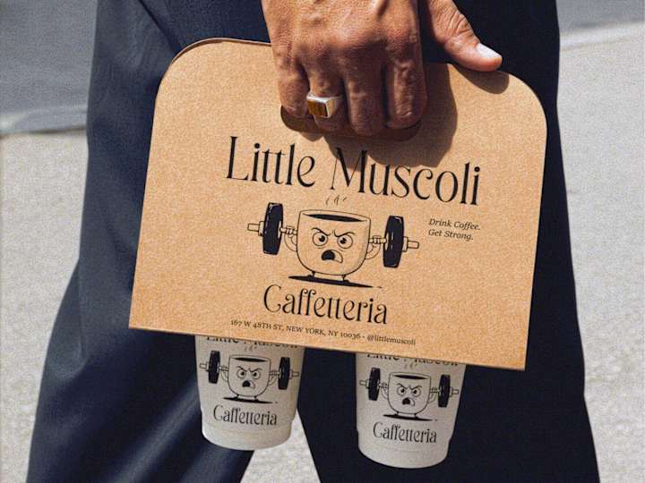 Cover image for Little Muscoli Caffetteria - Branding & Packaging