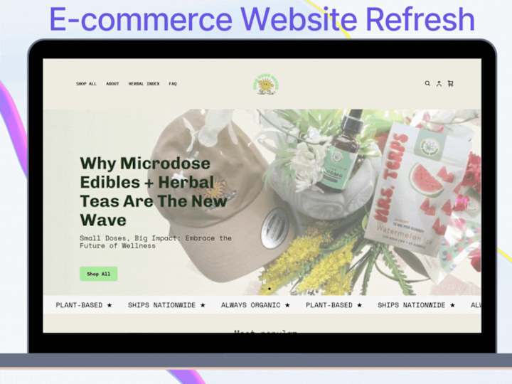Cover image for Shopify Store Build for Wellness Brand